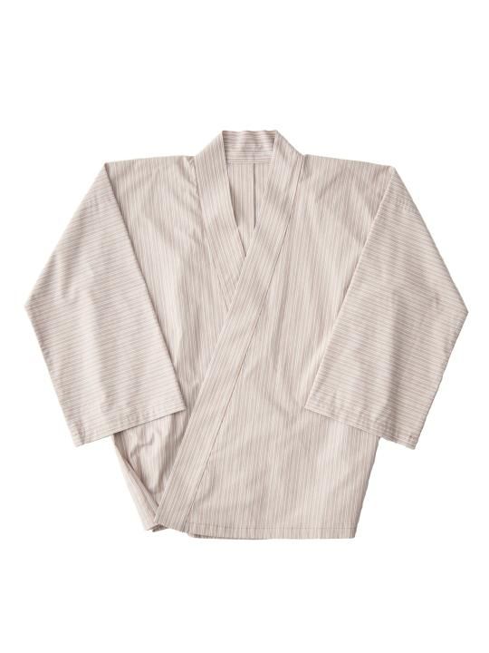 【PRE-ORDER】WAROBE / WA Y SHIRT / BROWN STRIPE photo