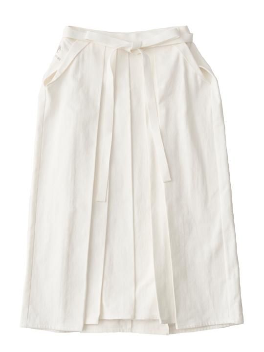 【PRE-ORDER】WAROBE / DENIM HAKAMA ANDON / WHITE photo