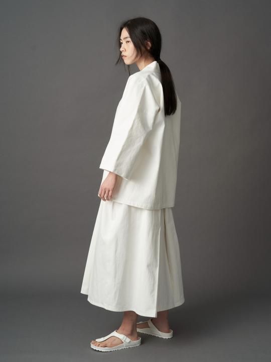 【PRE-ORDER】WAROBE / DENIM HAKAMA ANDON / WHITE photo
