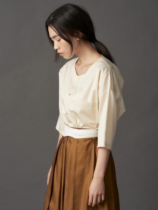 【PRE-ORDER】WAROBE / MOLESKIN HAKAMA ANDON / CAMEL photo