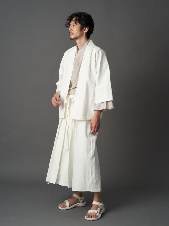【PRE-ORDER】WAROBE / DENIM HANTEN / WHITE photo