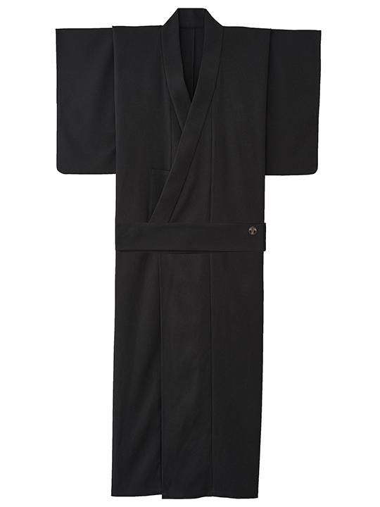 WAROBE / GABARDINE YUKATA / BLACK photo