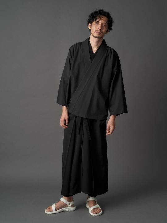 【PRE-ORDER】WAROBE / GABARDINE HAKAMA / BLACK photo