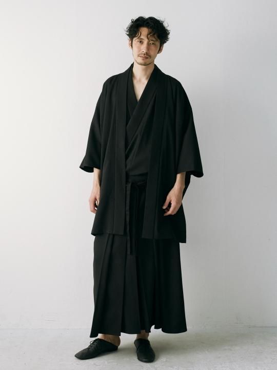 【PRE-ORDER】WAROBE / GABARDINE HAKAMA / BLACK photo