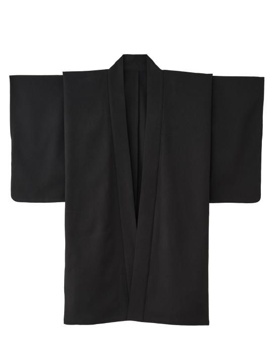 【PRE-ORDER】WAROBE / GABARDINE HAORI / BLACK photo