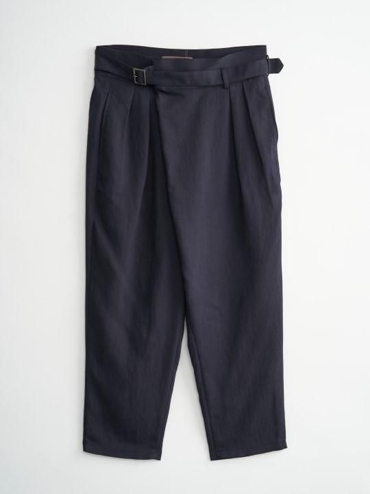 TROVE / HOUI WRAP PANTS / DARK NAVY photo