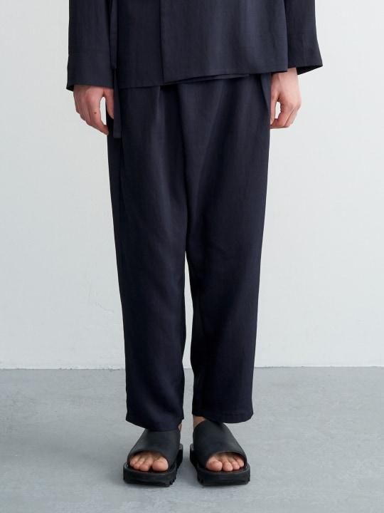 TROVE / HOUI WRAP PANTS / DARK NAVY photo