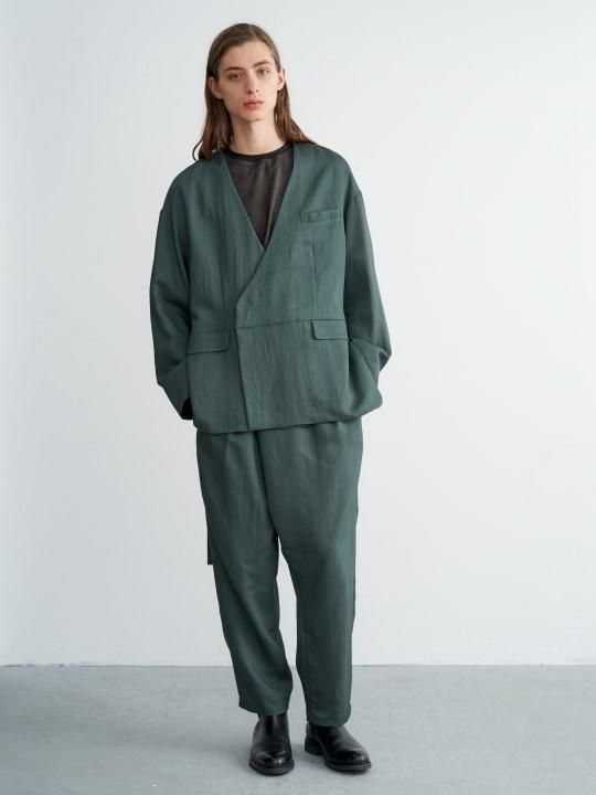 TROVE / HOUI WRAP PANTS / MOSS GREEN photo