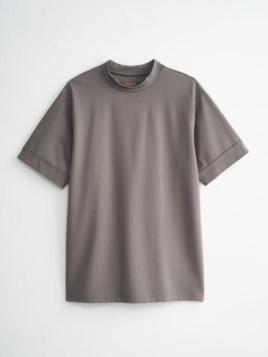 TROVE / MJUK HIGH NECK TEE / GRAY photo
