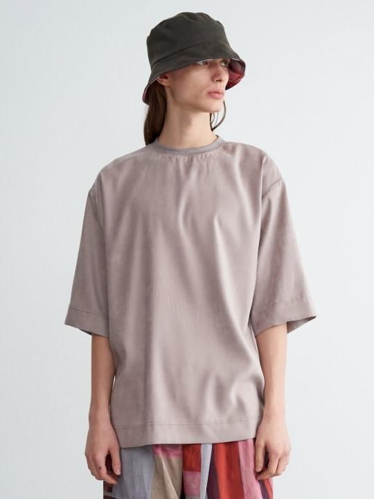 TROVE / TAKKI CREW NECK HALF SLEEVE / GRAY BEIGE photo