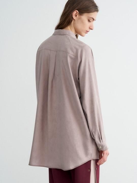 TROVE / RELAX SHIRT / GRAY BEIGE photo