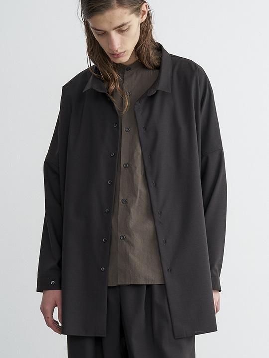 【予約商品】TROVE / UNI WIDE SHIRT / DARK BROWN photo