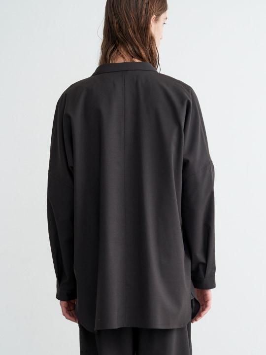 【予約商品】TROVE / UNI WIDE SHIRT / DARK BROWN photo