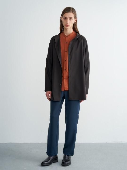 【予約商品】TROVE / UNI WIDE SHIRT / DARK BROWN photo