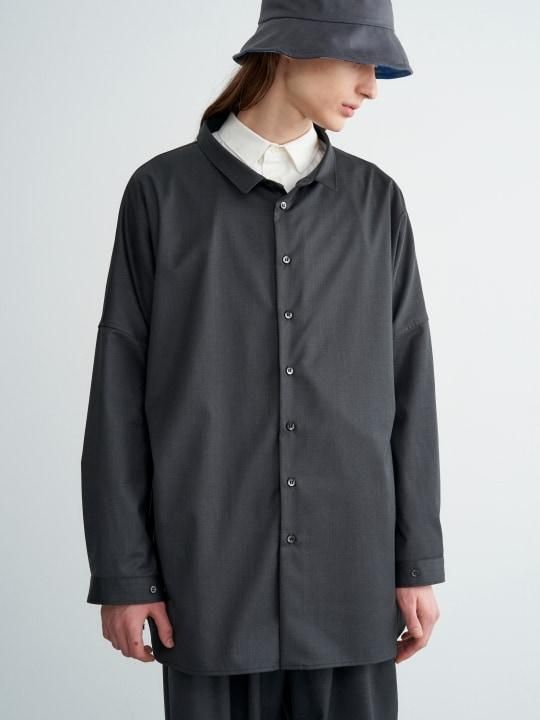 【予約商品】TROVE / UNI WIDE SHIRT / CHARCOAL photo