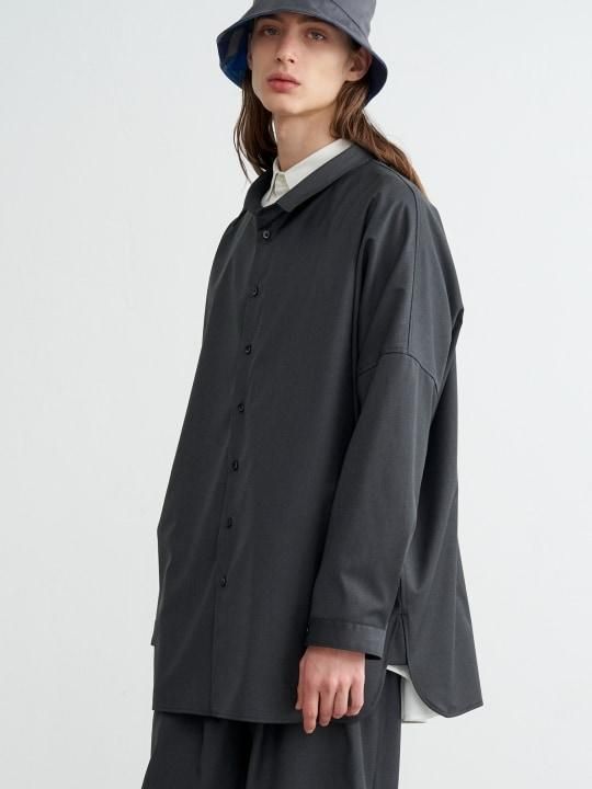 【予約商品】TROVE / UNI WIDE SHIRT / CHARCOAL photo