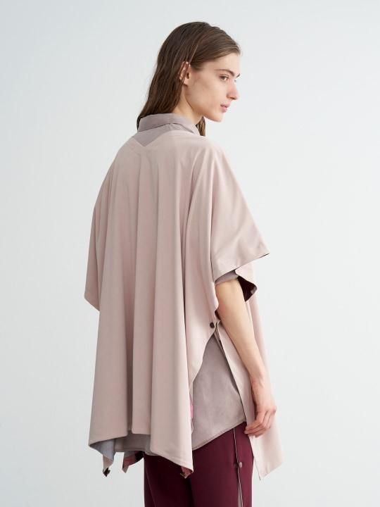 TROVE / VIITTA PONCHO ( REVERSIBLE ) / LIGHT BEIGE photo