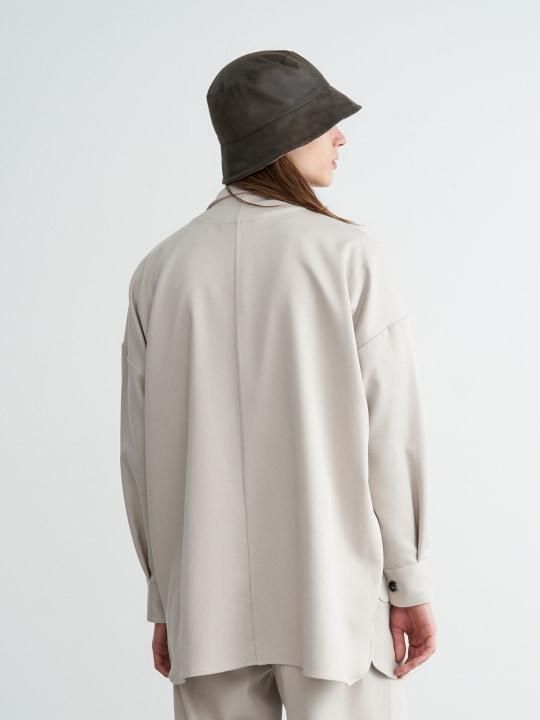 TROVE / MOOLI BLOUSON / ECRU photo