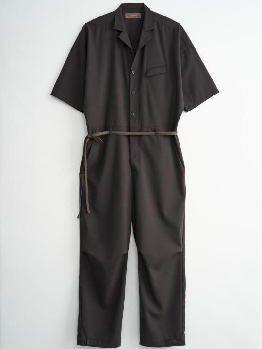 TROVE / VALO JUMP SUIT / DARK BROWN photo