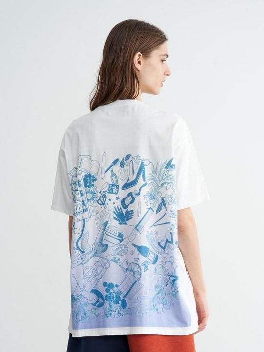 TREVO / PRINT TEE “LIFE” / WHITE photo