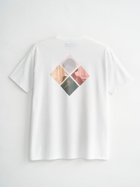 TREVO / PRINT TEE “TREVO GIRL” / WHITE photo