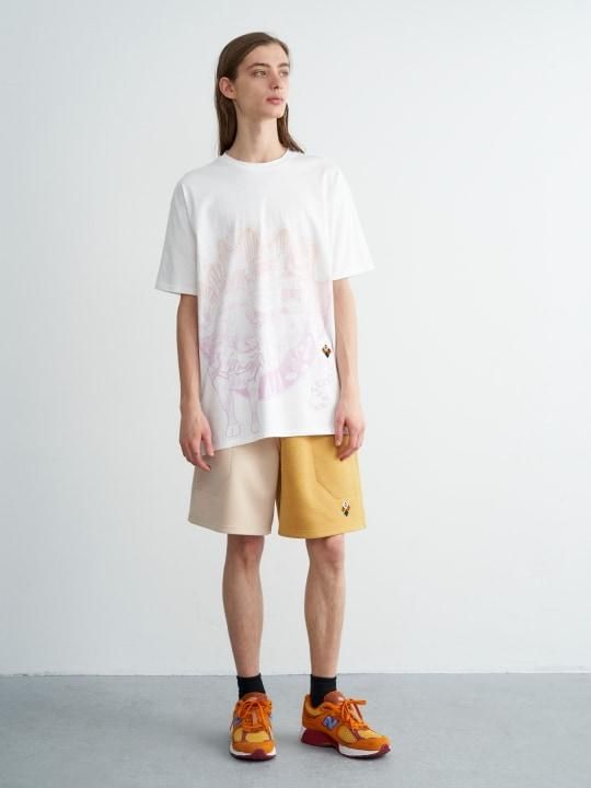TREVO / PRINT TEE “BAFFALO” / WHITE photo