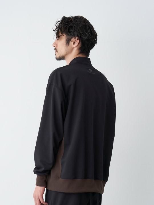 WAROBE / JUBAN WIDE SWEAT ( SPRING ) / BLACK photo