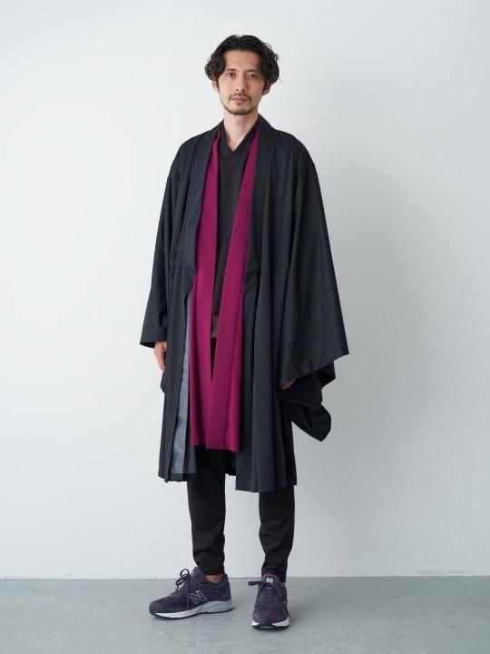 WAROBE / JUBAN WIDE SWEAT ( SPRING ) / BLACK photo