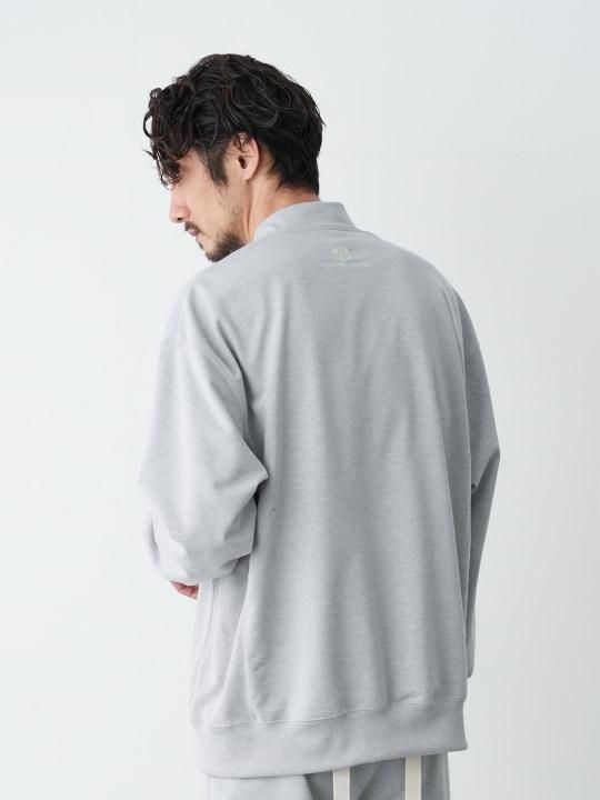 WAROBE / JUBAN WIDE SWEAT ( SPRING ) / HEATHER GRAY photo