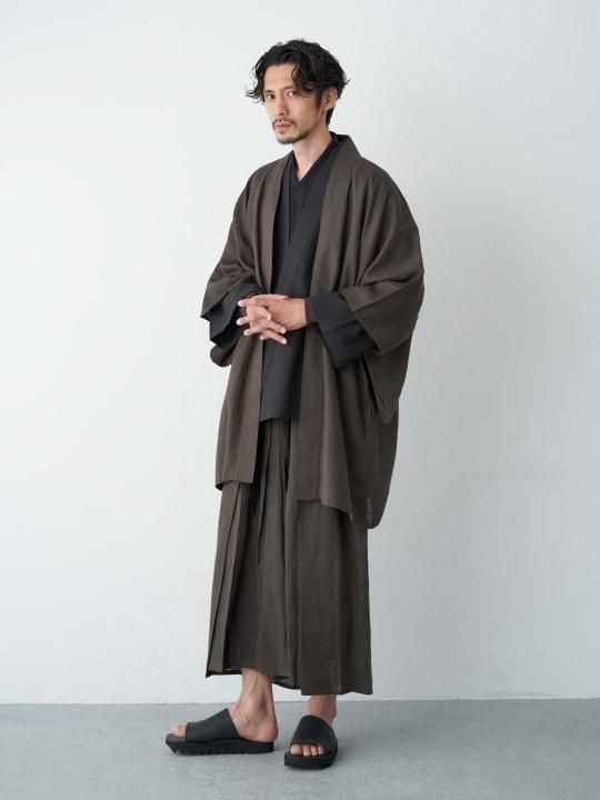 WAROBE / LINEN HAKAMA / OLIVE photo