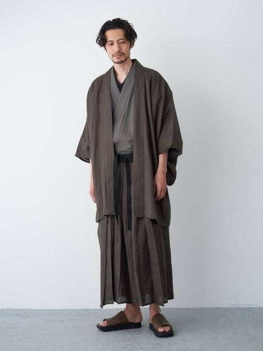 WAROBE / LINEN HAKAMA / OLIVE photo