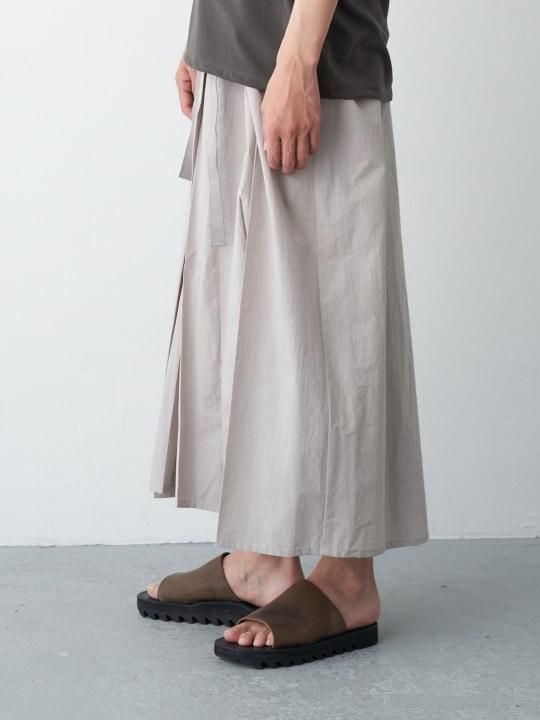 WAROBE / RIP STOP HAKAMA / GRAY BEIGE photo