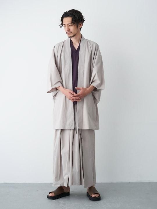WAROBE / RIP STOP HAKAMA / GRAY BEIGE photo