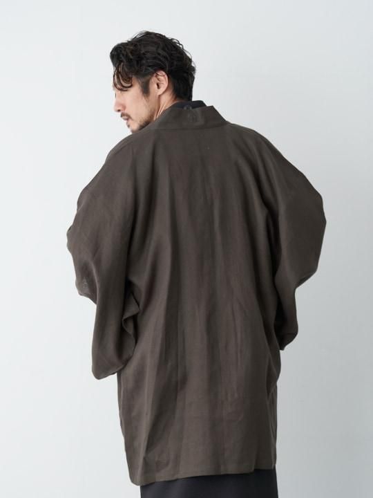 WAROBE / LINEN HAORI / OLIVE photo
