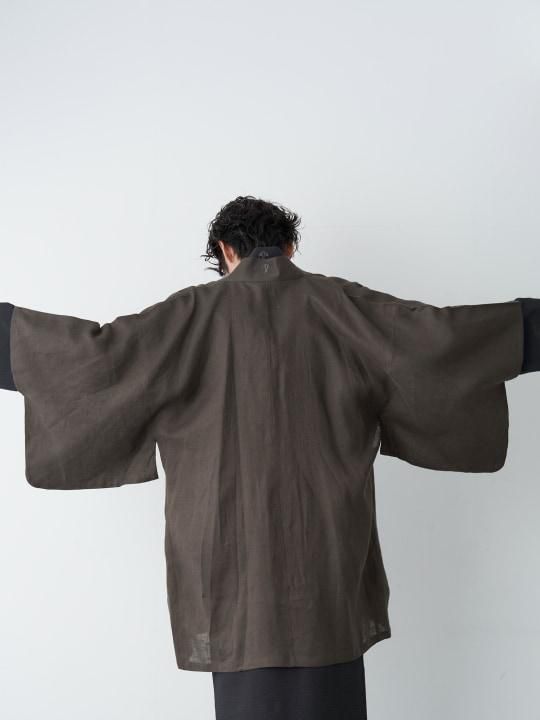 WAROBE / LINEN HAORI / OLIVE photo