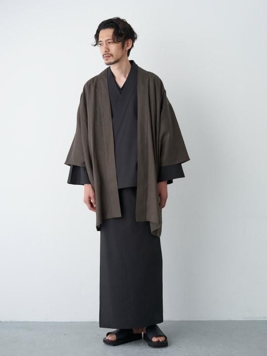 WAROBE / WA Y SHIRT Z ( SEER SUCKER ) / BLACK photo