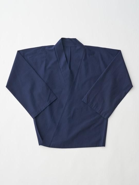 WAROBE / WA Y SHIRT Z ( SEER SUCKER ) / NAVY photo