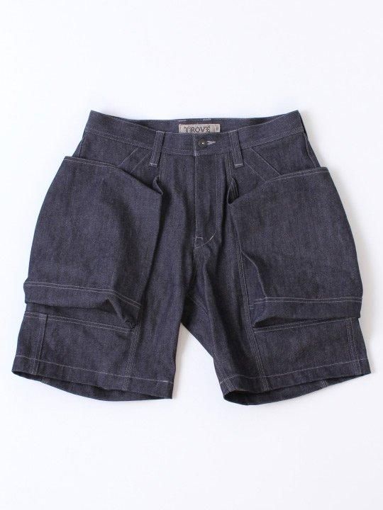 TROVE x 岡部文彦 / BIG POCKET SHORTS ( BASIC SILHOUETTE DENIM ) / INDIGO photo