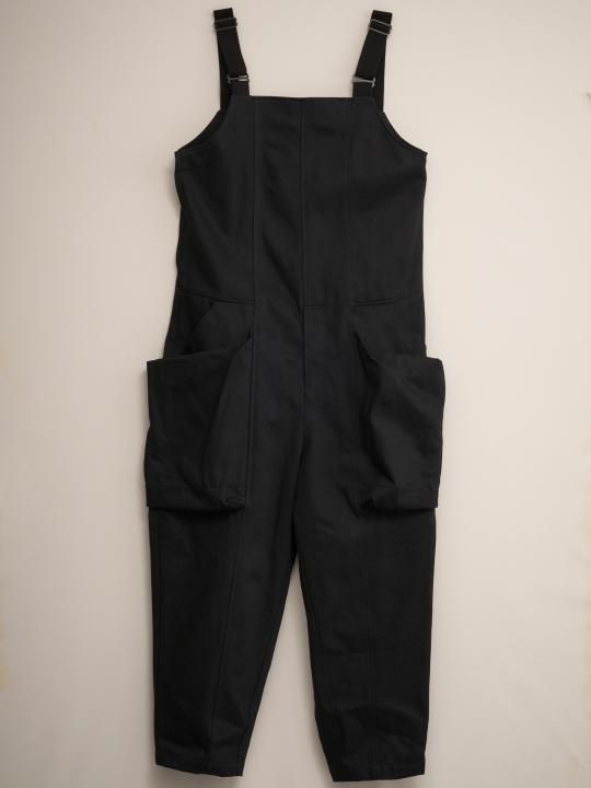 TROVE x 岡部文彦 / BIG POCKET OVERALLS / BLACK DENIM photo
