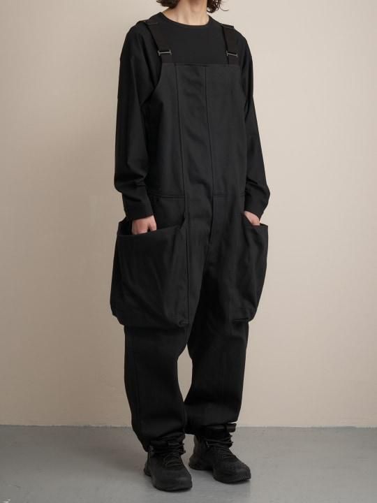 TROVE x 岡部文彦 / BIG POCKET OVERALLS / BLACK DENIM photo