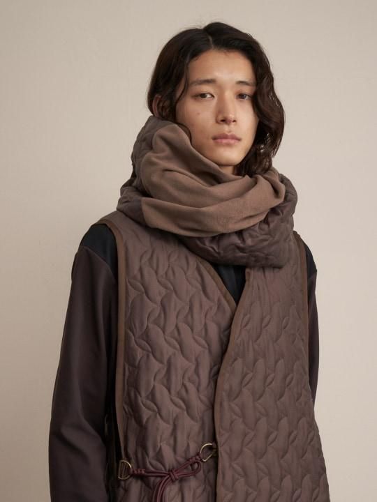 TROVE / JARVI LOOP MUFFLER / ASH BROWN photo