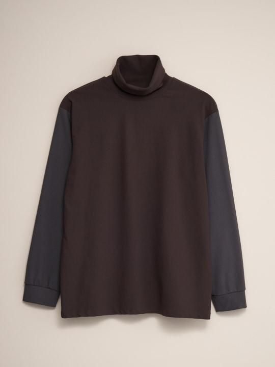 TROVE / SAMA TURTLE NECK / BROWN GRAY photo