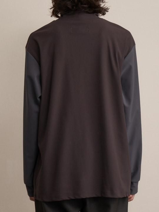 TROVE / SAMA TURTLE NECK / BROWN GRAY photo