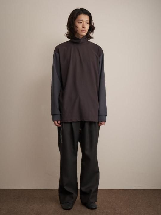 TROVE / SAMA TURTLE NECK / BROWN GRAY photo