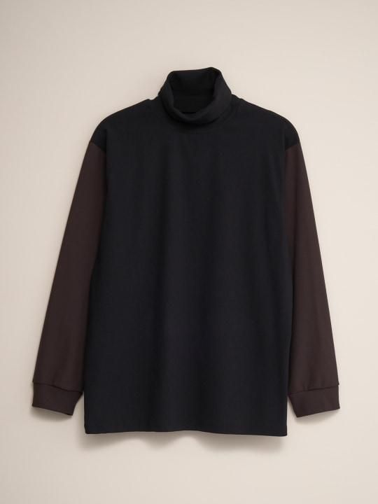 TROVE / SAMA TURTLE NECK / BLACK BROWN photo
