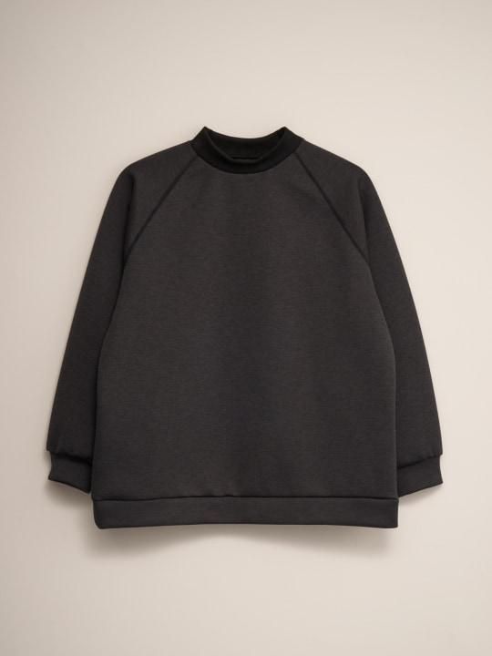 TROVE / PEITOT WIDE SWEAT / TOP CHARCOAL photo