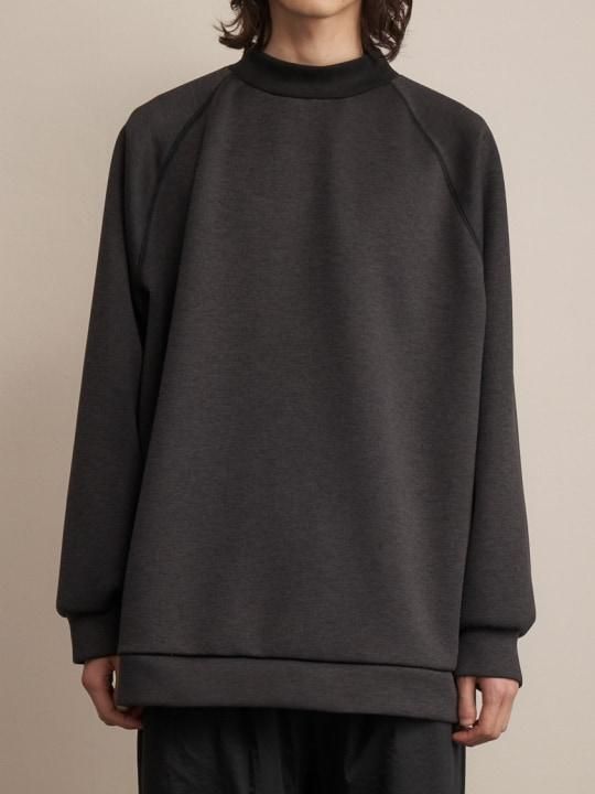 TROVE / PEITOT WIDE SWEAT / TOP CHARCOAL photo