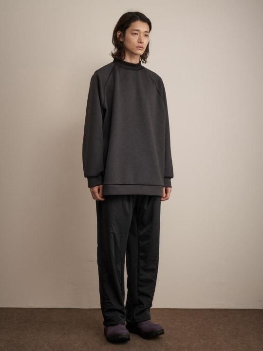 TROVE / PEITOT WIDE SWEAT / TOP CHARCOAL photo