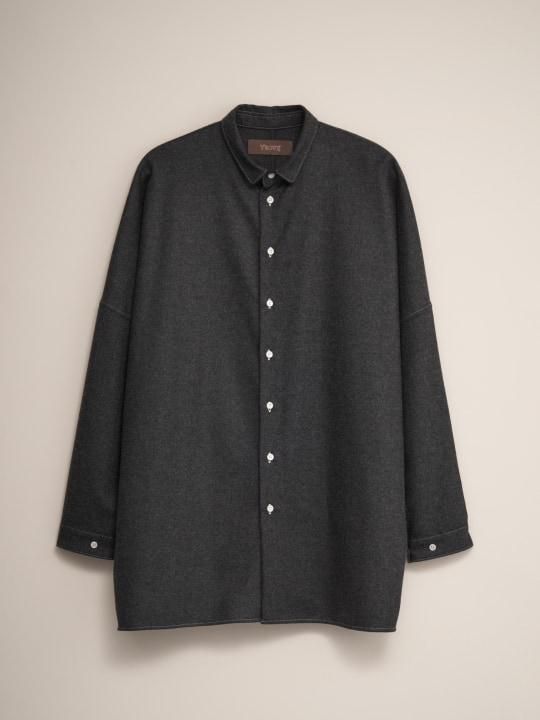 TROVE / UNI WIDE SHIRT ( AW NECK ) / CHARCOAL photo