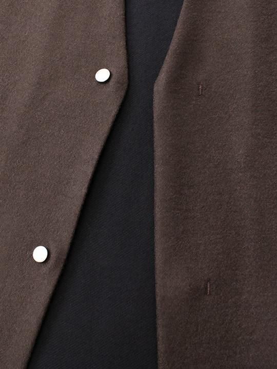 TROVE / FADE CARDIGAN / NAVY BROWN photo